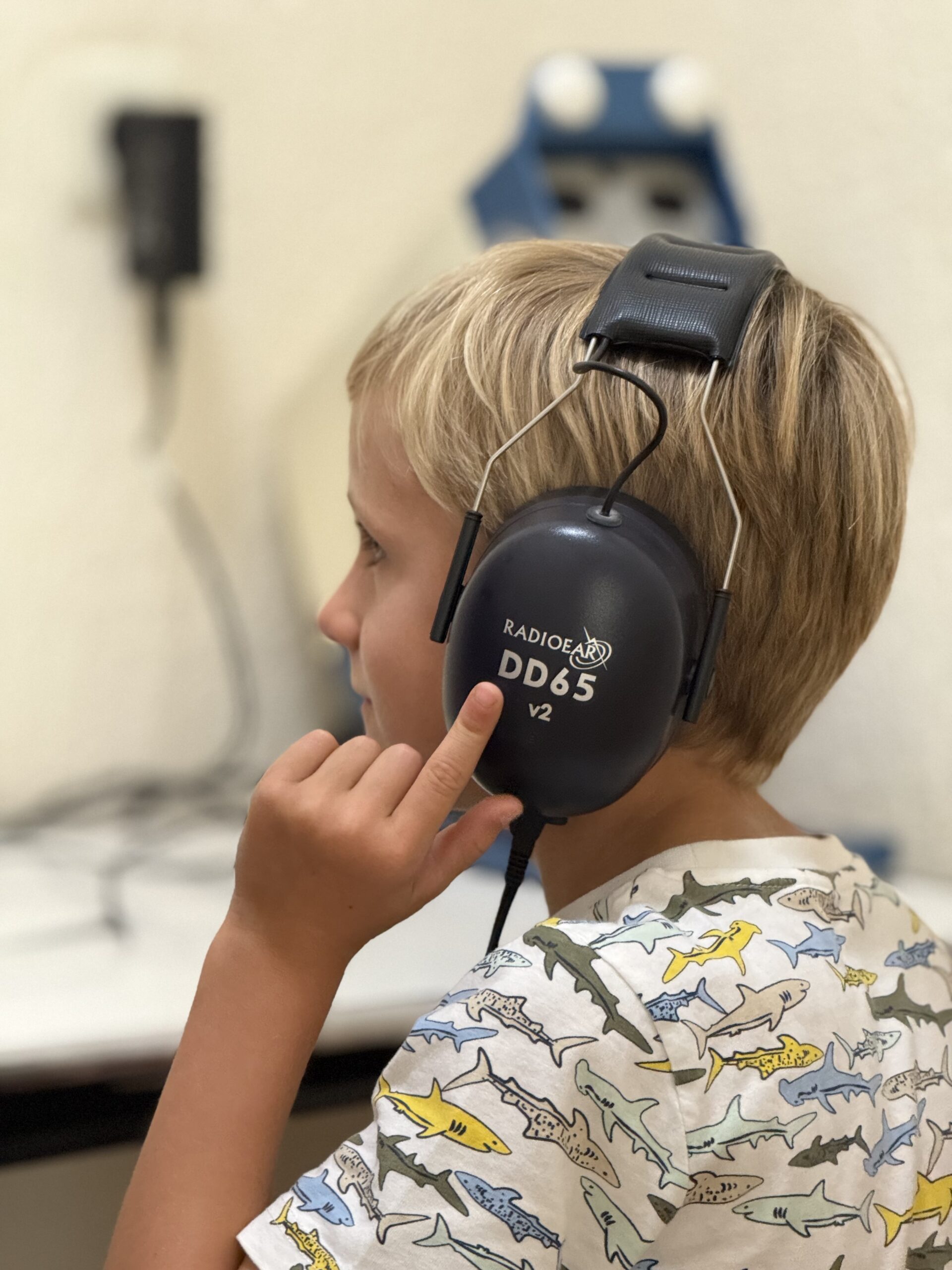 Hörtest beim Kinder Arzt